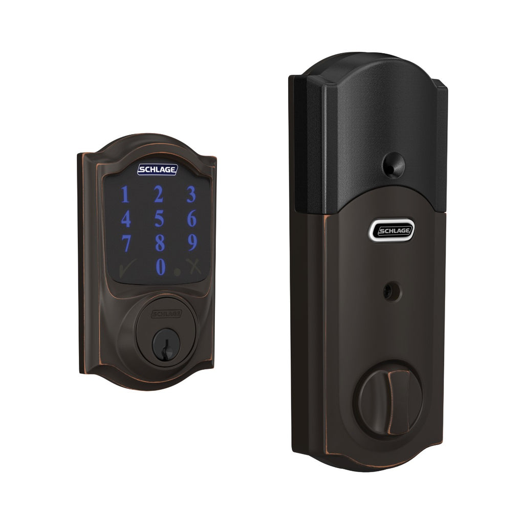 Schlage Connect™ Camelot Smart Deadbolt with Z-Wave Plus BE469ZP-CAM