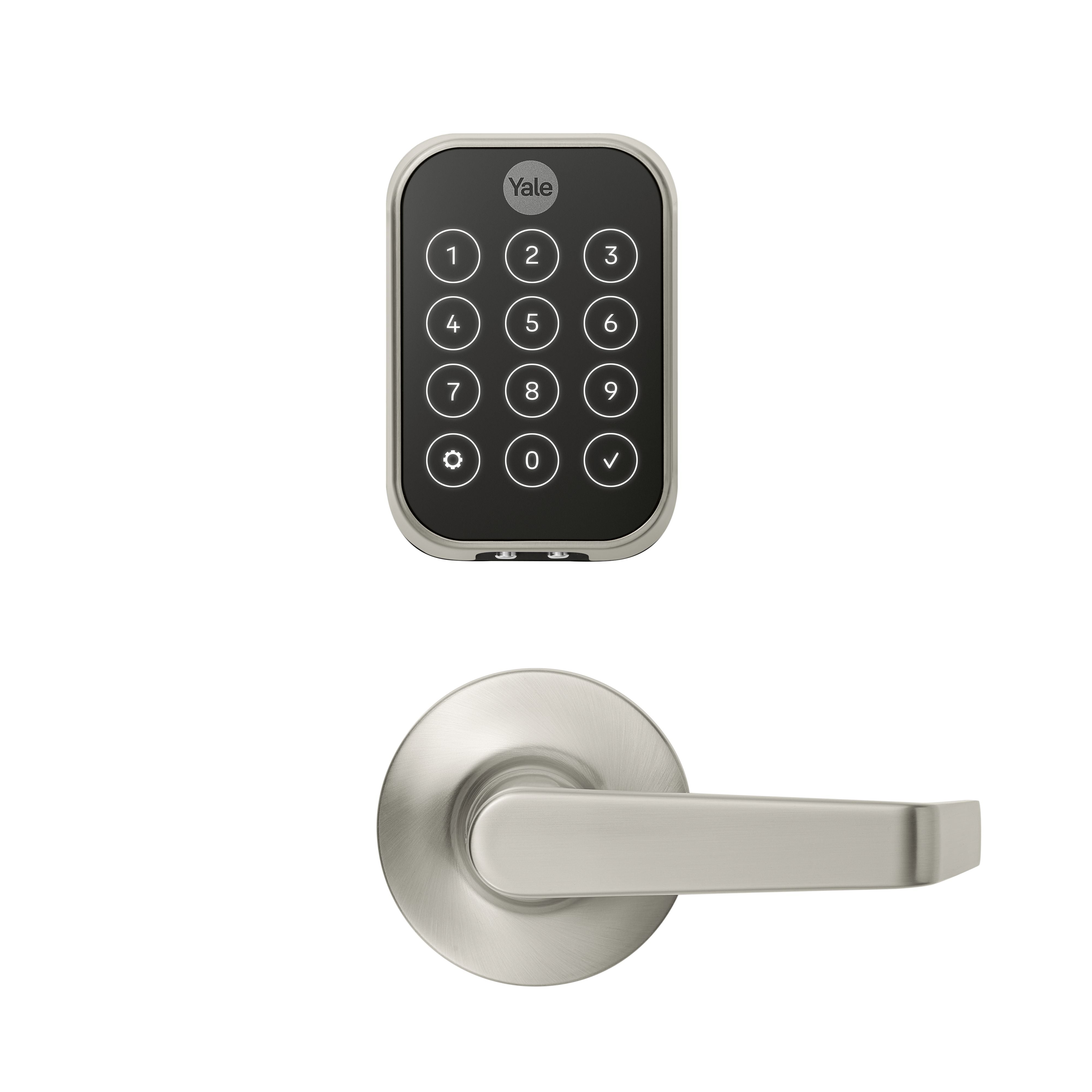 Yale Pro 2 Commercial Interconnected Deadbolt - Touchscreen - with Augusta Lever - Key-free. YMC654
