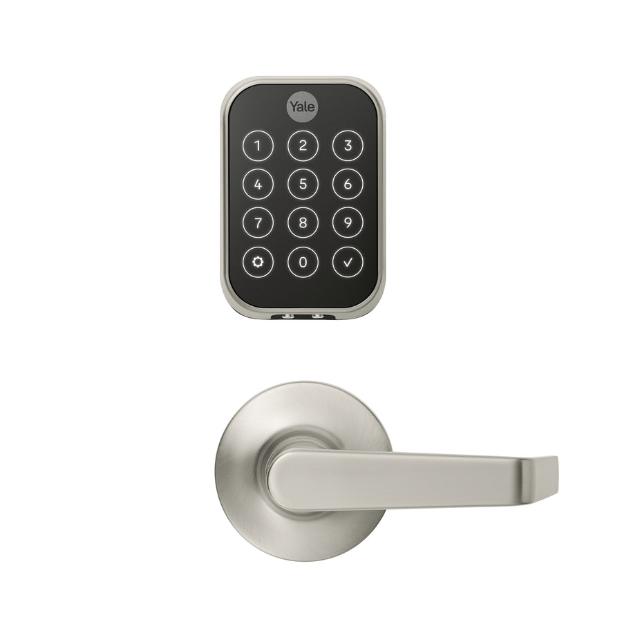 Yale Pro 2 Commercial Interconnected Deadbolt - Touchscreen - with Augusta Lever - Key-free. YMC654