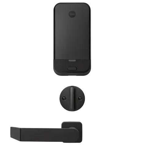 Yale Pro 2 Commercial Mortise Keypad Lock with Augusta Lever & Deadbolt Key-free YMM634-DB