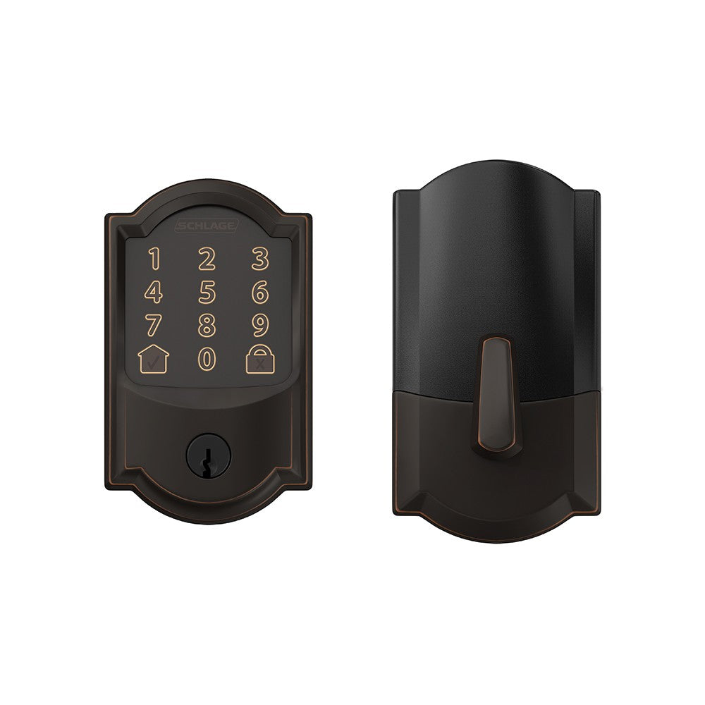 Schlage Encode BE 489 Deadbolt Camelot Trim