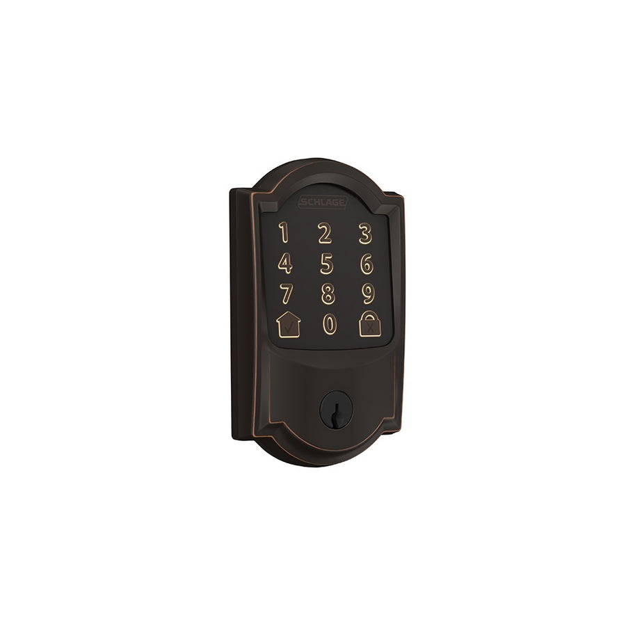 Schlage Encode BE 489 Deadbolt Camelot Trim